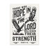 Poster 'Hope in the Lord' A3