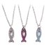 Ketting - Vis Kristal Wit