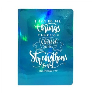 Pearl blue journal I can do all things Pearl blue journal I can do all things