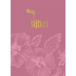 Roodletterbijbel design bloemen Roodletterbijbel design bloemen