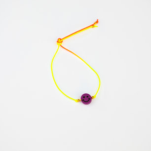 MR Smiley Armband Gekleurd Elastiek MR Smiley Armband Gekleurd Elastiek