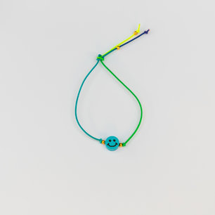 MR Smiley Armband Gekleurd Elastiek MR Smiley Armband Gekleurd Elastiek