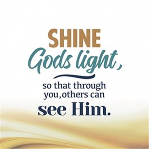 Kerstkaart 'Shine Gods light' Kerstkaart 'Shine Gods light'