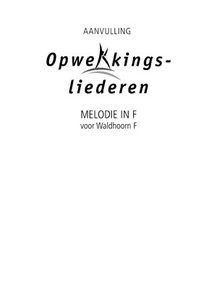 Opwekking muziekboek 845-857 in F
