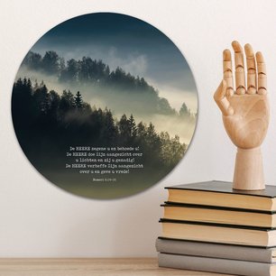 Muurcirkel 'Bergen' - 30 cm