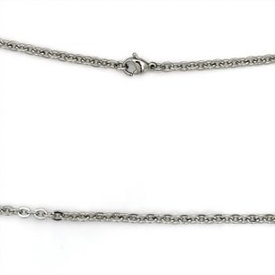 Edelstalen ketting Anker Stijl