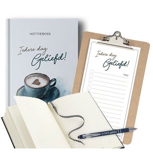 Luxe notitieset Iedere dag geliefd Luxe notitieset Iedere dag geliefd