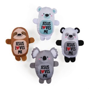 Jesus loves me knuffel dier - Panda Jesus loves me knuffel dier - Panda