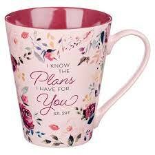 Mok I know the plans 444 ml bloemen Mok I know the plans 444 ml bloemen
