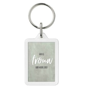 Sleutelhanger God is trouw ook voor jou