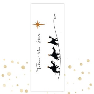 Boekenlegger Follow the star kerst Boekenlegger Follow the star kerst