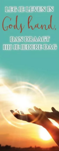 Boekenlegger Leg je leven in Gods hand