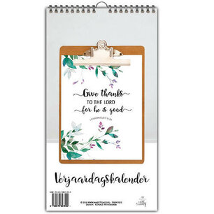 Verjaardagskalender Give thanks (Majestically) Verjaardagskalender Give thanks (Majestically)