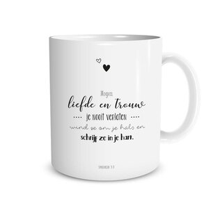 Mok Spreuken 3:3 Mok Spreuken 3:3