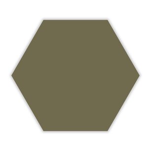 Muurhexagon olijfgroen