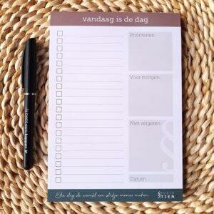 Planblok A5 - Studio Stien Planblok A5 - Studio Stien