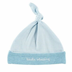 Babymutsje Little blessing blauw Babymutsje Little blessing blauw