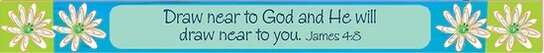 Magneetstrip Draw near to God 19 x 190 mm Magneetstrip Draw near to God 19 x 190 mm