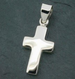 Hanger Kruis zilver 20x12x3 mm
