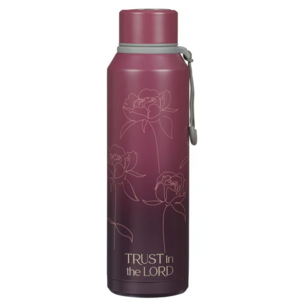 Waterfles Trust in the Lord 500 ml bloemen Waterfles Trust in the Lord 500 ml bloemen