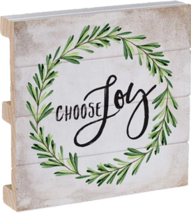 Onderzetter Choose joy 10x10 cm Onderzetter Choose joy 10x10 cm