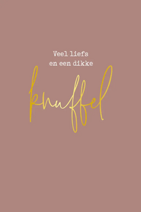 Kaart Knuffel Kaart Knuffel