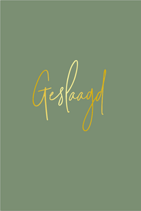 Kaart Geslaagd groen