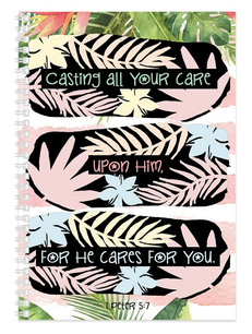 Journal Casting all your cares softcover