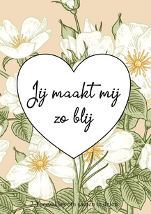 Theedoosje Jij maakt mij zo blij