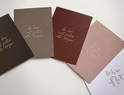 Kaart Ik ben met jullie Kaart Ik ben met jullie