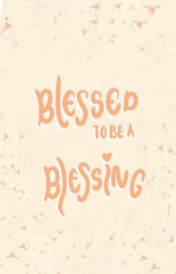 Minikaart Blessed to be a blessing Minikaart Blessed to be a blessing