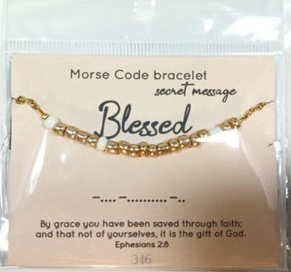 Armband Blessed morsecode