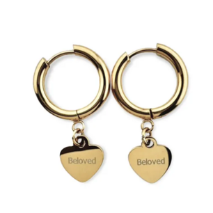 Oorbellen Beloved goud ring