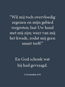 Kaart Overvloedig zegenen