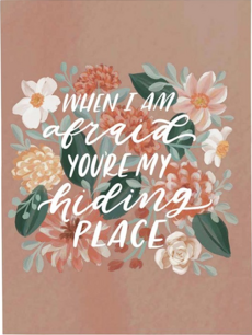 Notitieboek preken Hiding place