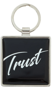Sleutelhanger Trust metaal