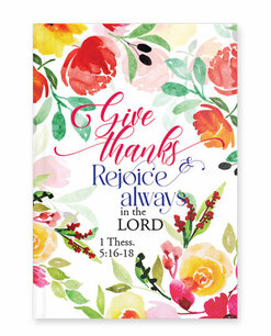 Journal Rejoice always hardcover