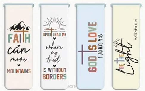 Boekenleggers magnetisch God is love set van 4