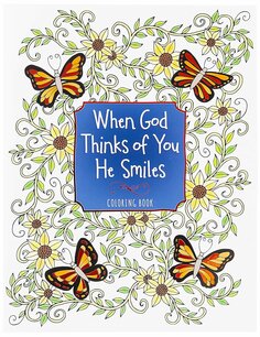 When God thinks of you He smiles kleurboek When God thinks of you He smiles kleurboek