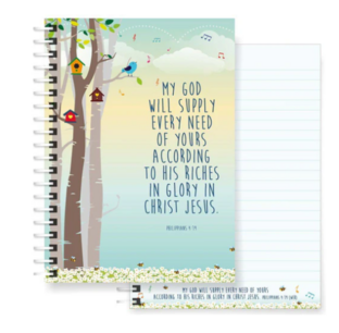 Notitieboek My God will supply A5
