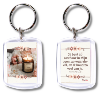 Sleutelhanger Jij bent zo kostbaar