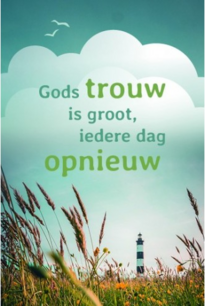 Minikaart Gods trouw is groot