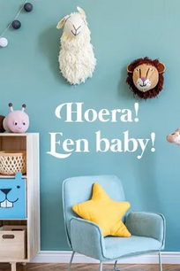 Kaart Hoera! Een baby! (Puur)