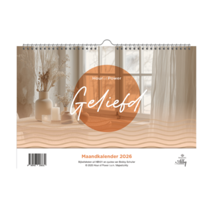 Maandkalender 2026 Je bent geliefd Hour of Power