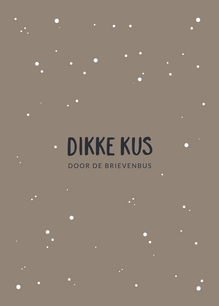 Minikaart Dikke kus + envelop