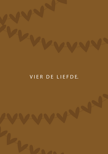 Kaart Vier de liefde