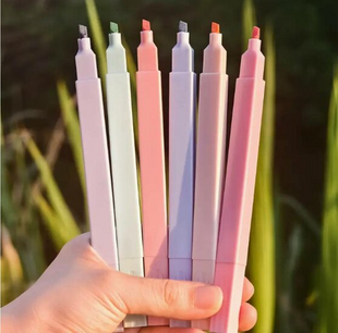 Highlighters pastelkleuren set van 6