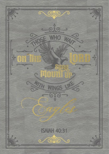 Journal Eagles luxleather Isaiah 40:31