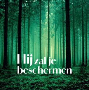 Kaart Hij zal je beschermen