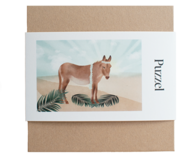 Paaspuzzel - Ezel - 35 Stukjes